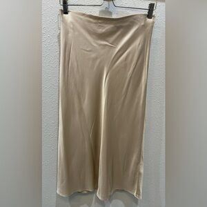 Quince silk midi skirt (washable)